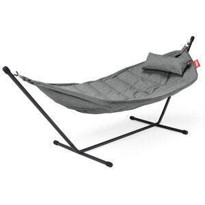 Headdemock superb rock grey incl. pillow & rack black 