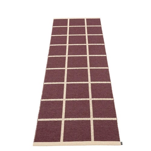 Vevd Teppe Criss Burgundy 70x225 cm