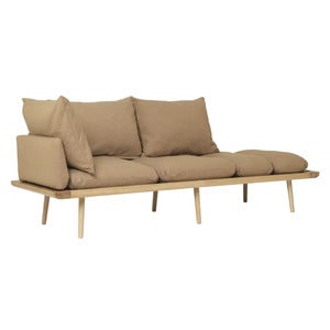 Lounge Around  3-seters sofa Oak/Sugar Brown
