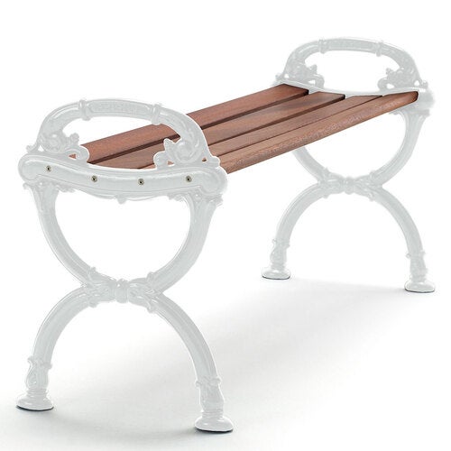 Benk Byarum / g:hvit / v:oljet mah. Byarums Bruk