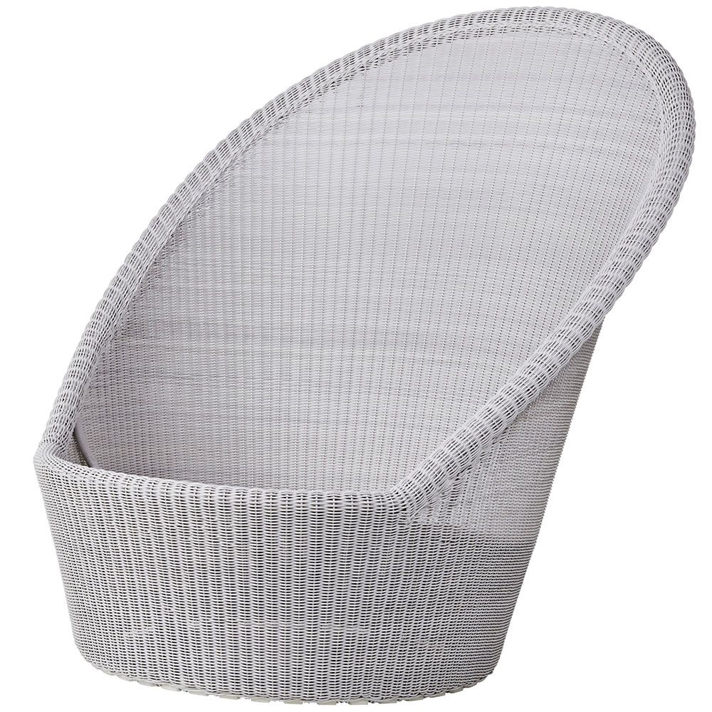 Cane-line, Kingston Loungestol Hvit/grå