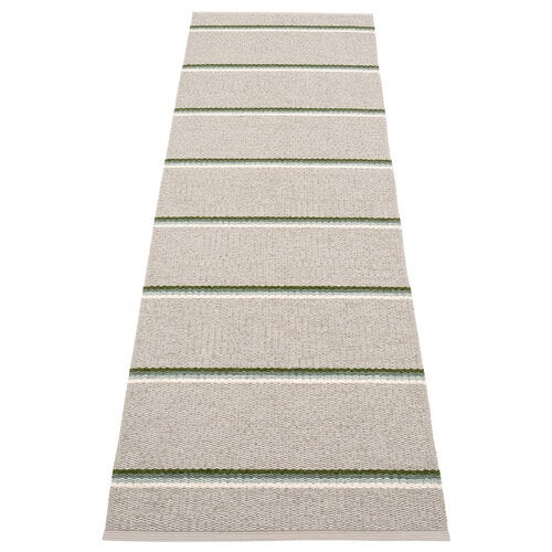 Olle matte 70x240 cm green / background linen 