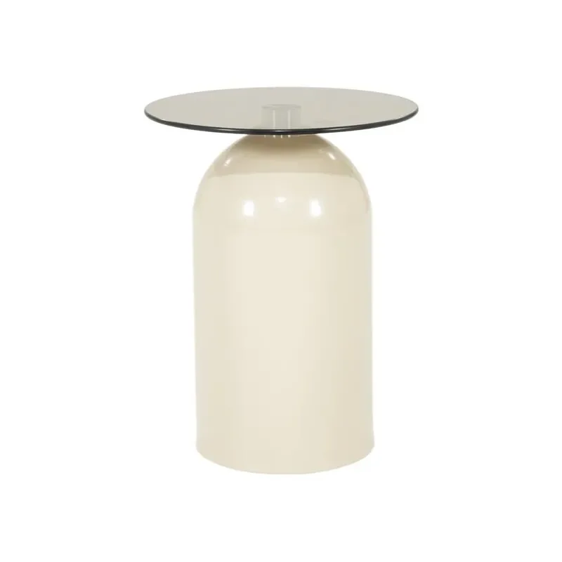 Irona sidebord 39,5x39,5x52 cm glass beige