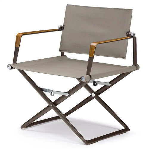 Seax lenestol Svart/Teak/Taupe