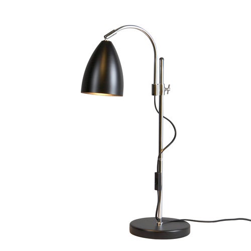 Sway bordlampe svart/krom