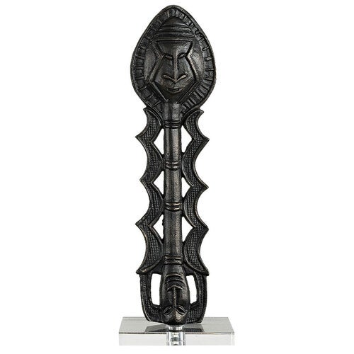 Yoruba dekorasjon Antique Bronze Artwood