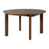 Comfort Circle Spisebord med uttrekk 132-202x132 Dark Oak