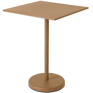 Linear Steel Barbord 70x70 h: 95 cm Burnt Orange 