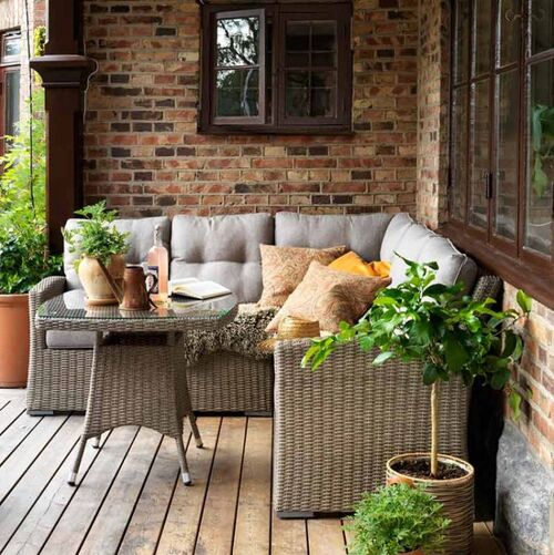 Ashfield hjørnesofa beige Brafab