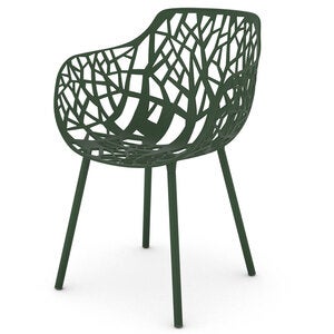 Forest Stol med armlener Dark Green 