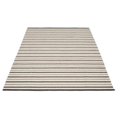 Teo matte 180x260 cm Warm Grey/Charcoal/Vanilla 