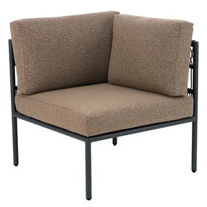 Reno hjørnestykke Svart / Raw Peanut