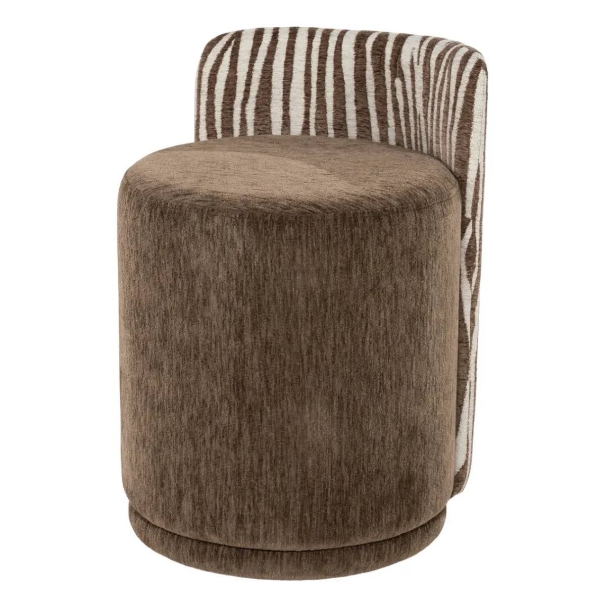 By-Boo, Marque 43x48x63 cm Stoff, Tre & Ijzer brown zebra