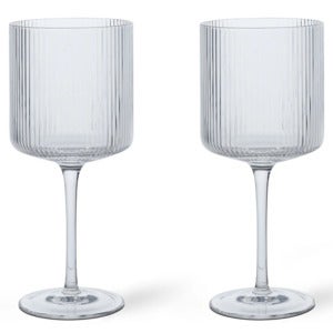 Ripple Rødvinsglass 2-pakning - Clear
