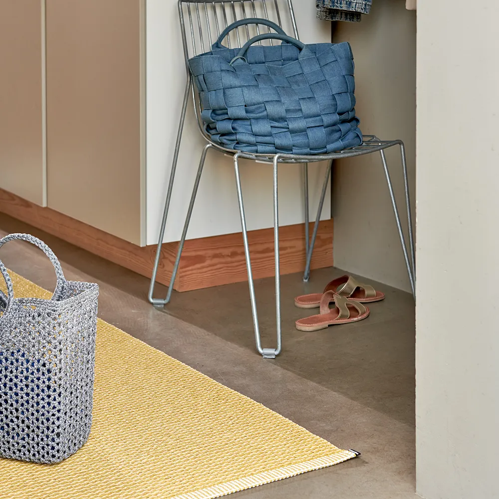 Mono teppe Pale Yellow/ Mustard 140 x 200 cm