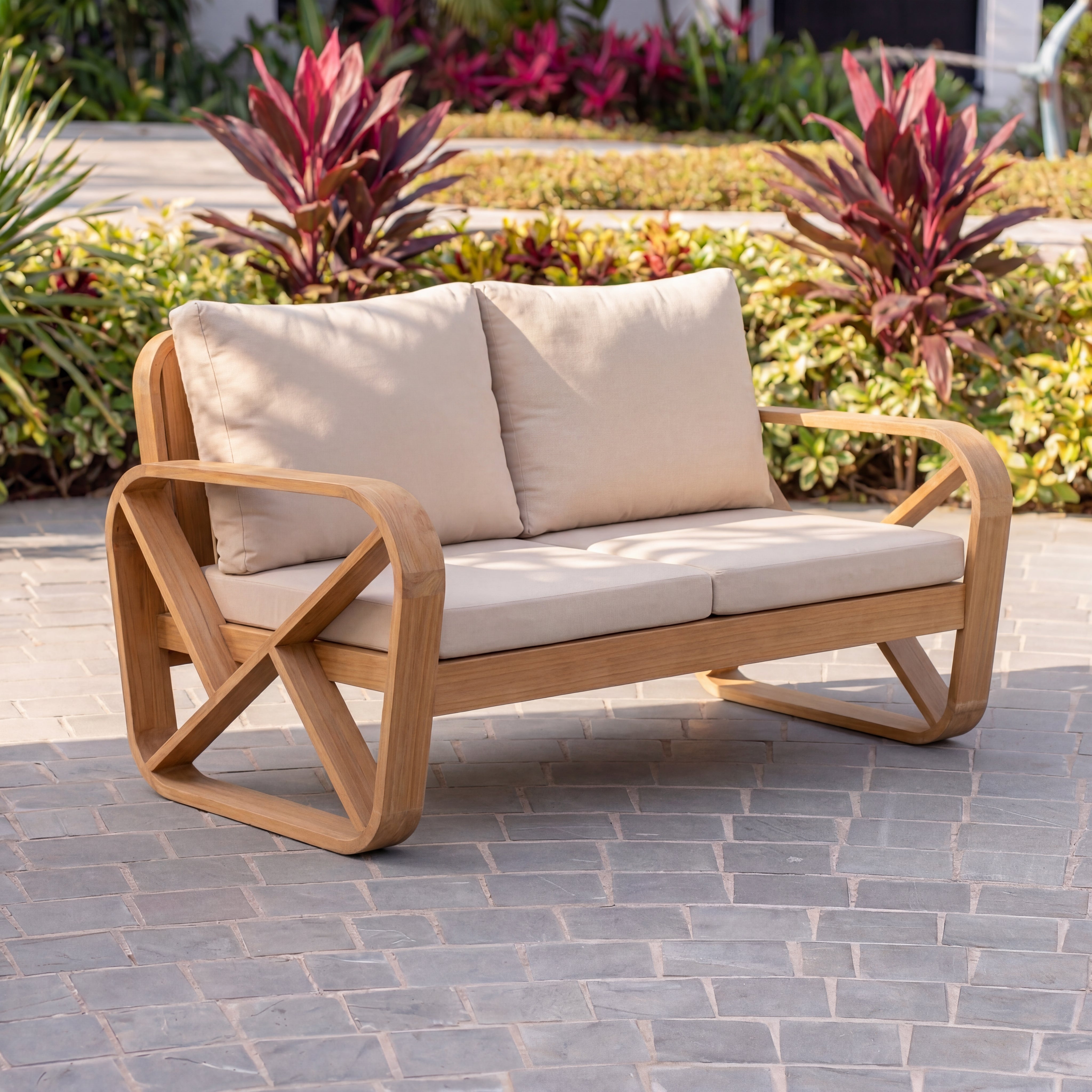 Bålamöllan 2-seter loungesofa inkl. puter svart