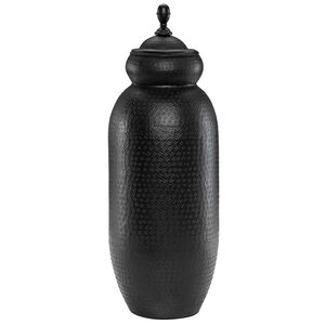 Urne Genua liten svart Artwood