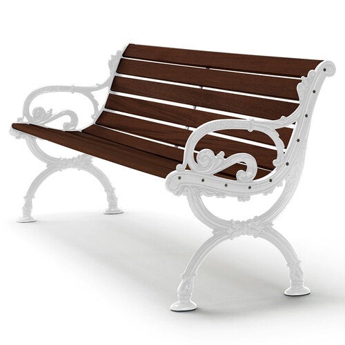 Sofa Byarum / 185cm / g:hvit / v:brunt glass. for Byarums Bruk