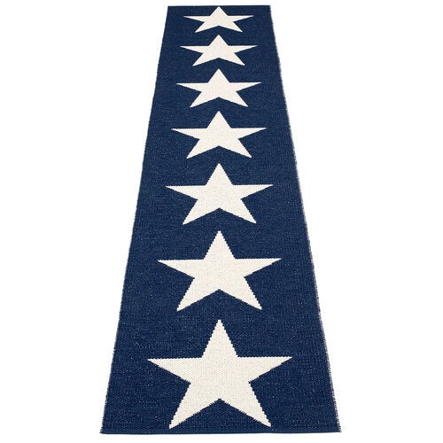 Viggo matte 70x350 cm one dark blue / vanilla 