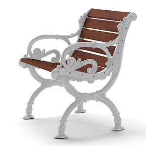 Lenestol Byarum / g:natur / v:brunt glass. for Byarums Bruk