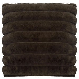 Wave pyntepute 45x45 cm Darkbrown