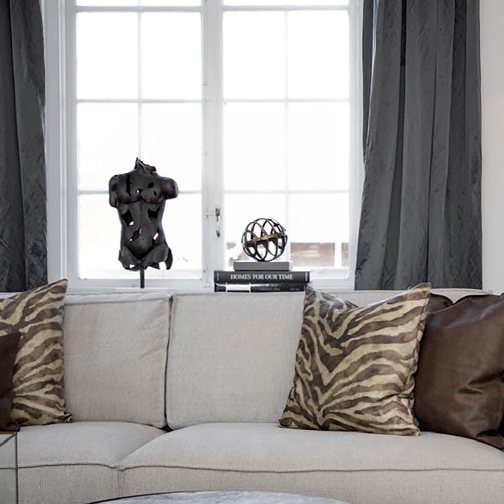 TORSO-statue i metall-antikk bronse