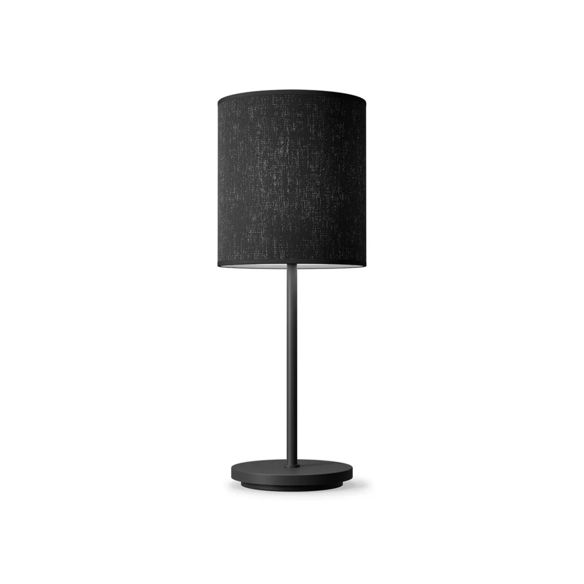 Belid, Dual bordlampe metall svart struktur