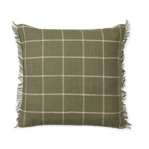 Calm Putetrekk 50x50 - Olive/Off-white