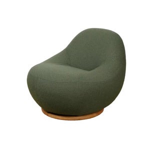 Gem lenestol m/teak dreie Dark green, Rise