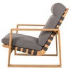 Endless lenestol i teak med grå Airtouch-puter