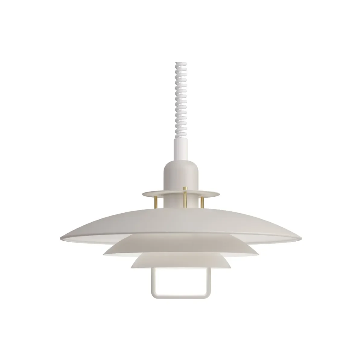 Primus II takpendel Ø43 cm metall sand/messing