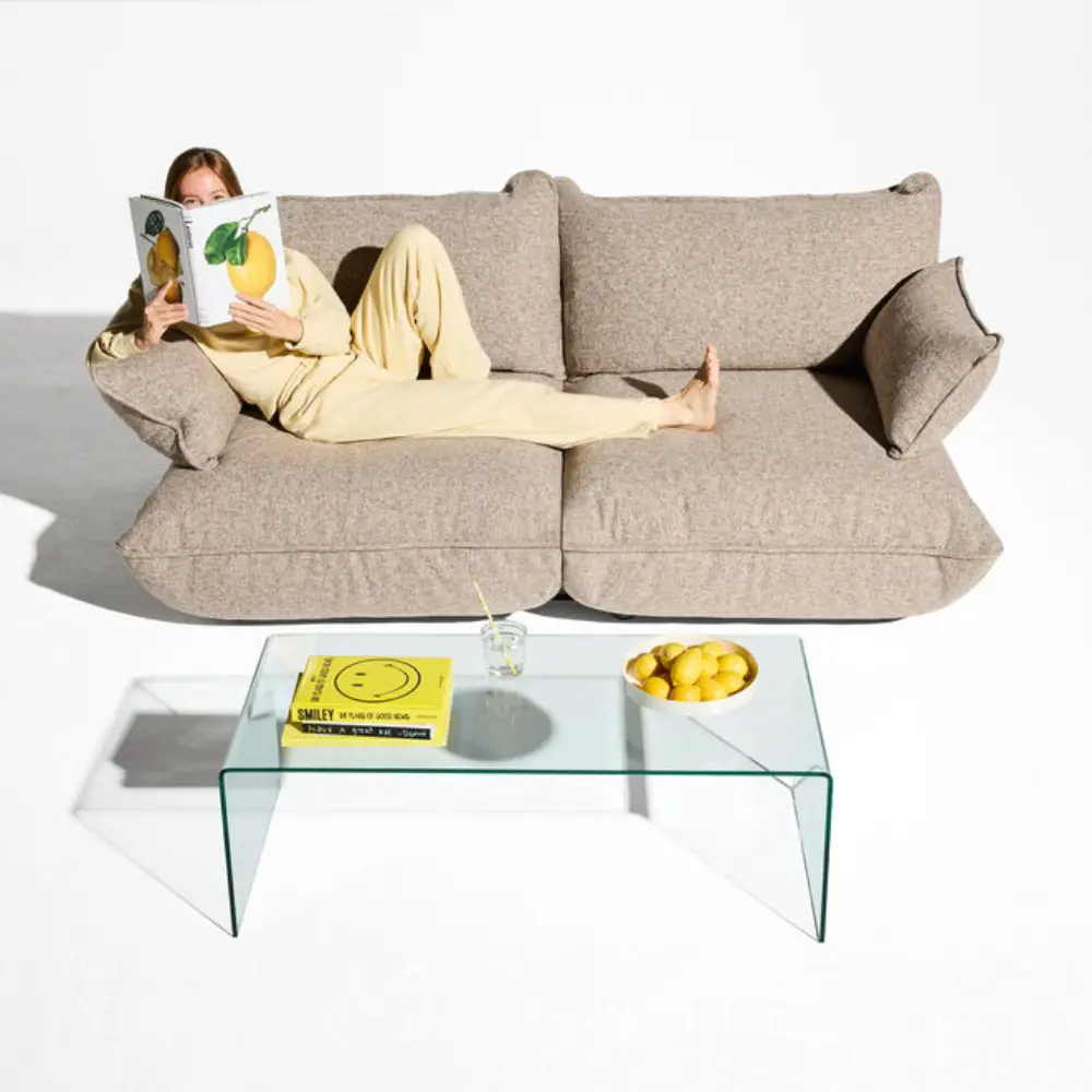 sumo armlene boucle recycled brown