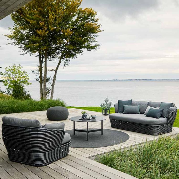 Basket Lounge lenestol med putesett 