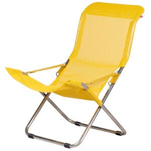 Fiesta hvilestol senape aluminium