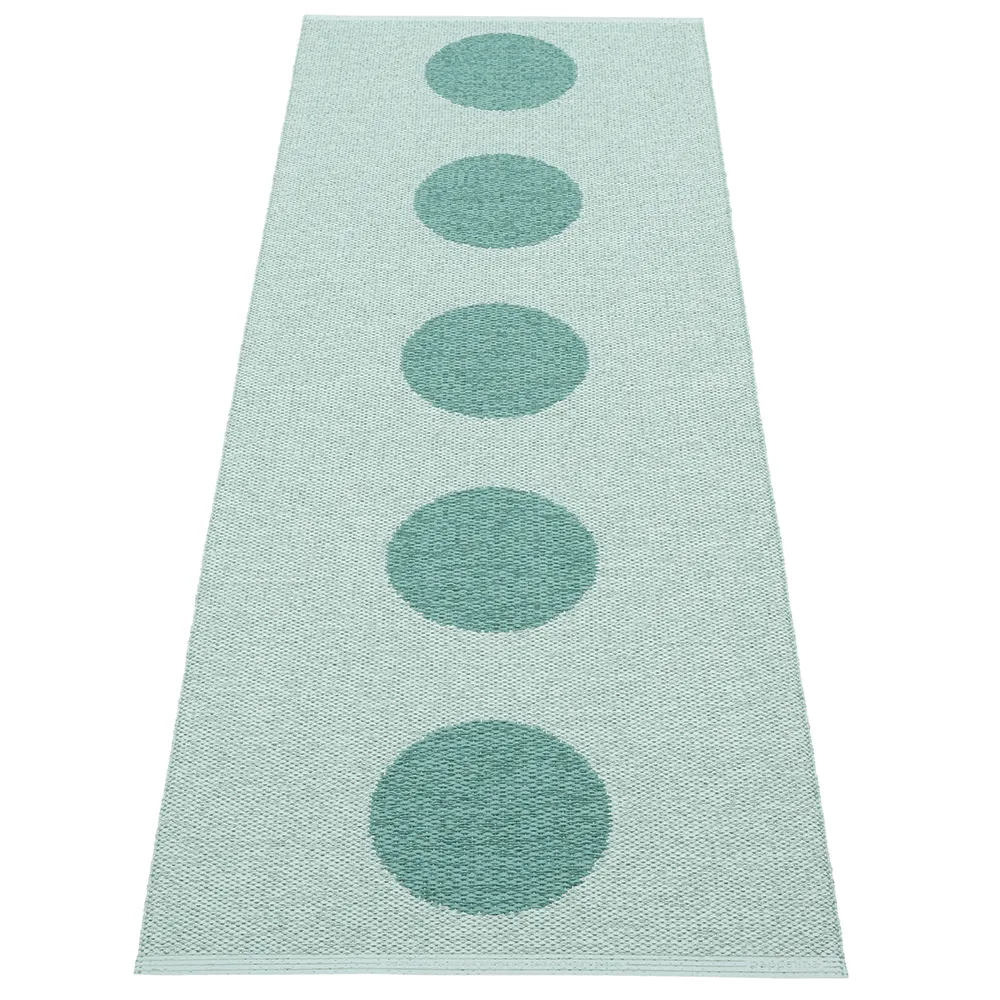 Vera Pop teppe Jade/Pale Turquoise 70 x 200cm