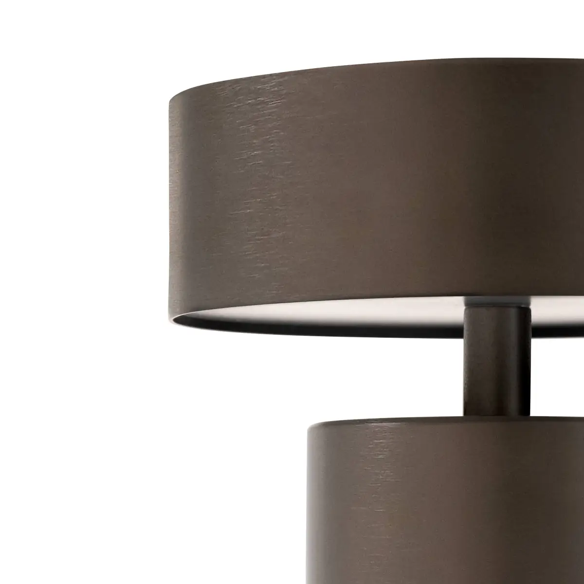 Column Bærbar lampe i bronsefarget aluminium