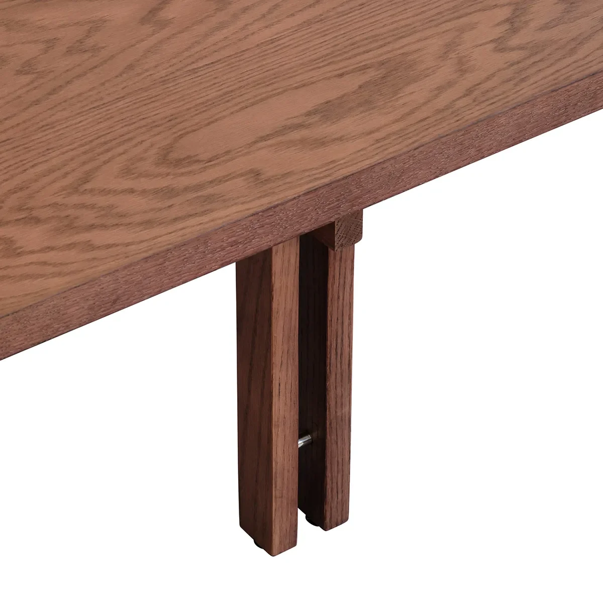 Sofabord i eik 80x80 Plinth Classic Brown Oak