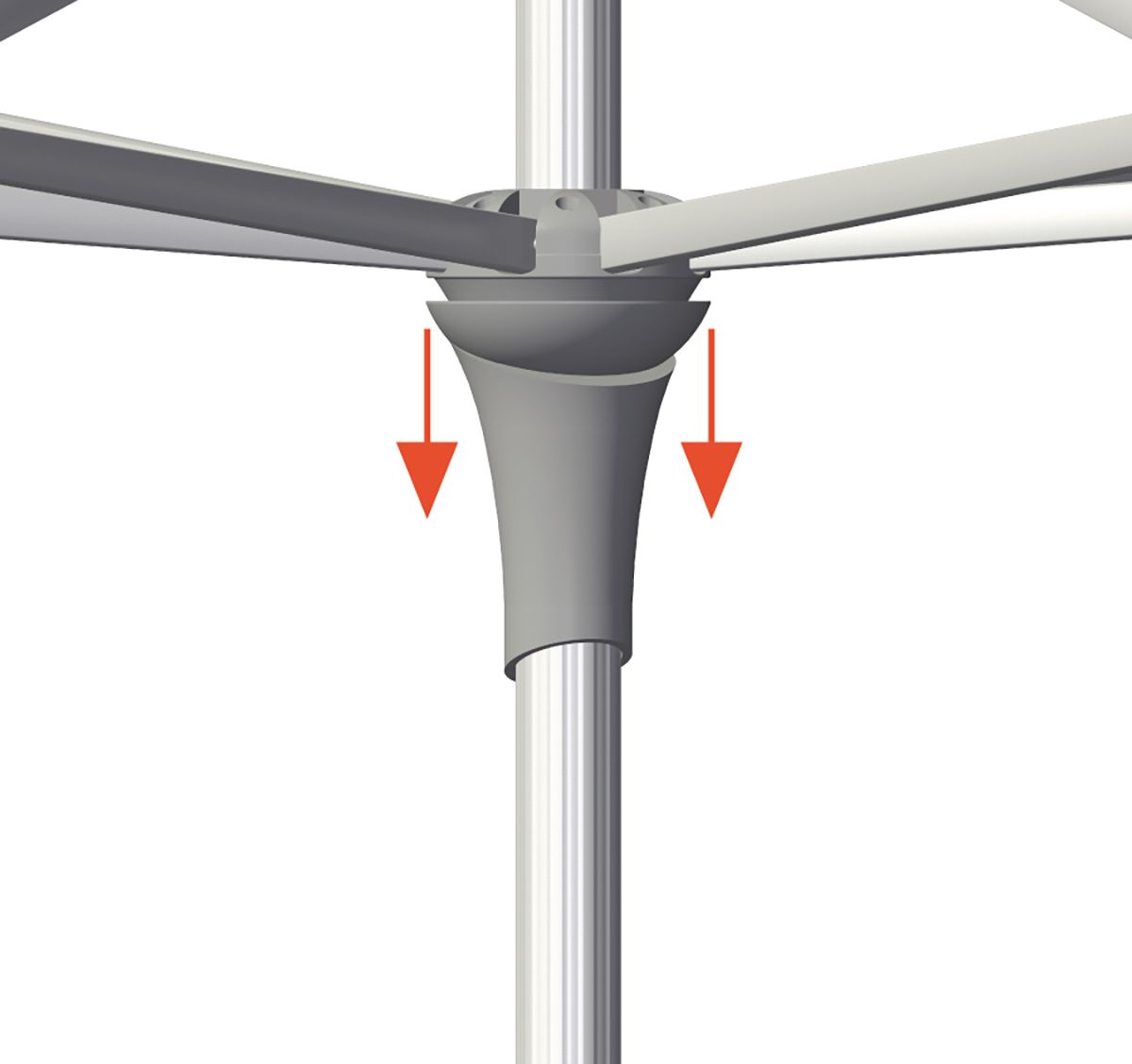 Alu-Smart 240 x 240 cm Ash Glatz