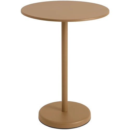 Linear Steel Barbord Ø70 h: 95 cm Burnt Orange 