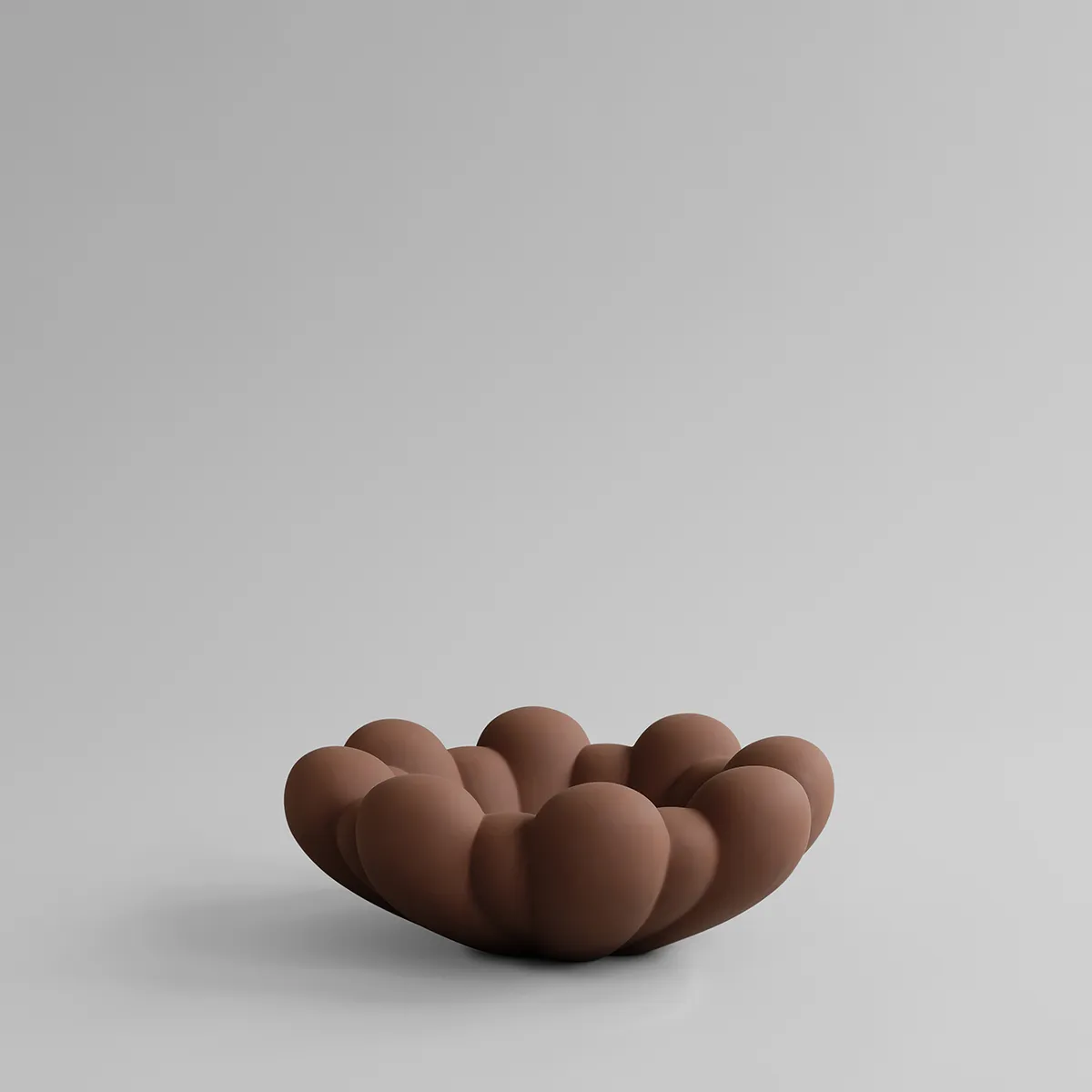 Håndlaget Dekorasjonsskål Bloom Almond Ø 44 cm