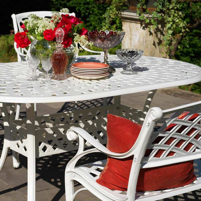 Arras karmstol hvit Brafab