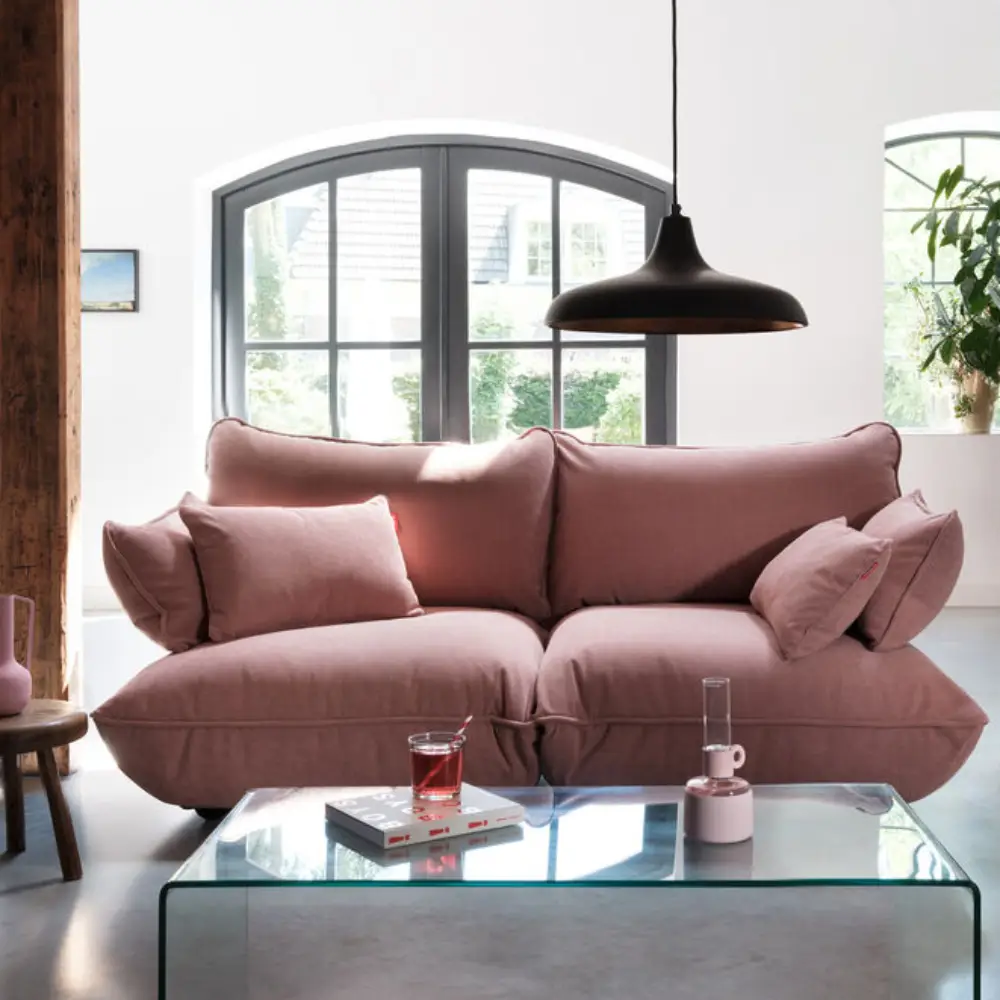 recycled king dekorativ pute cord soft pink