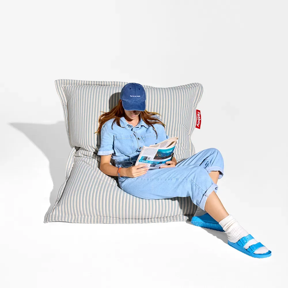 Original Slim Terry Beanbag Blizzard Blue Creme