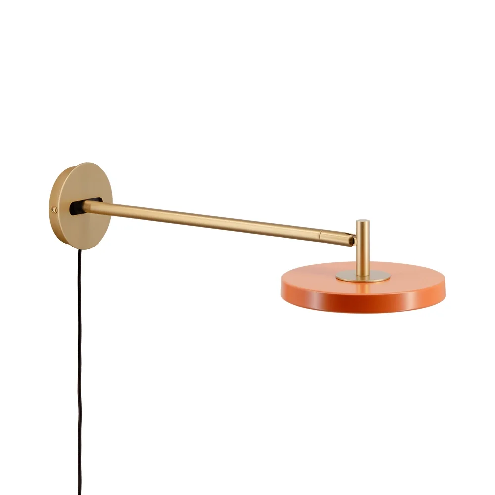 Asteria Wall Long Vegglampe Ø15 cm Nuance Orange