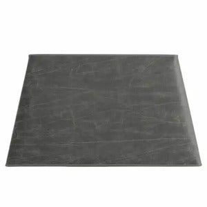 Rektangulær lampeskjerm L Leather Grey