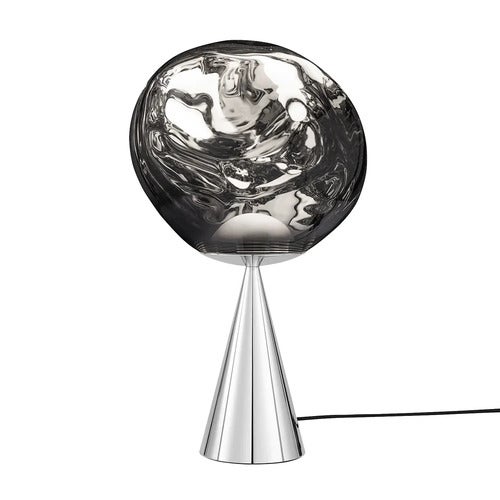MeltBordlampe Silver/Silver LED