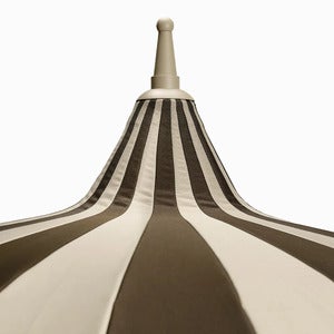 Parasoll Ø240 cm Beige/Brun stripete