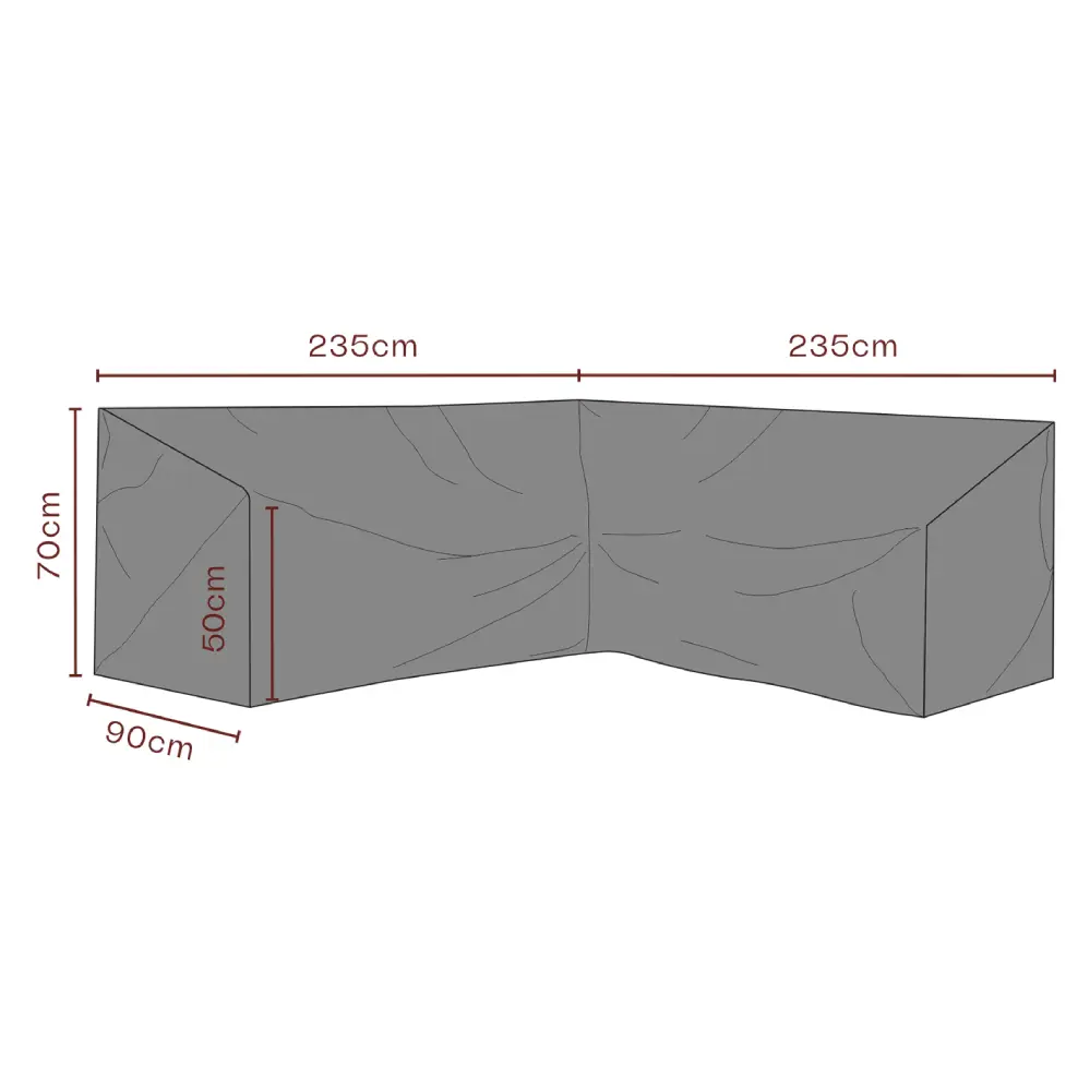 Møbeltrekk hjørnesofa 235/235x70 cm Premium