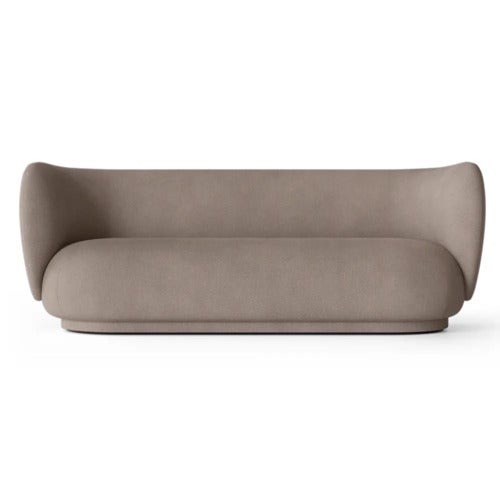 Rico 3-seter sofa Brushed - Warm Grey