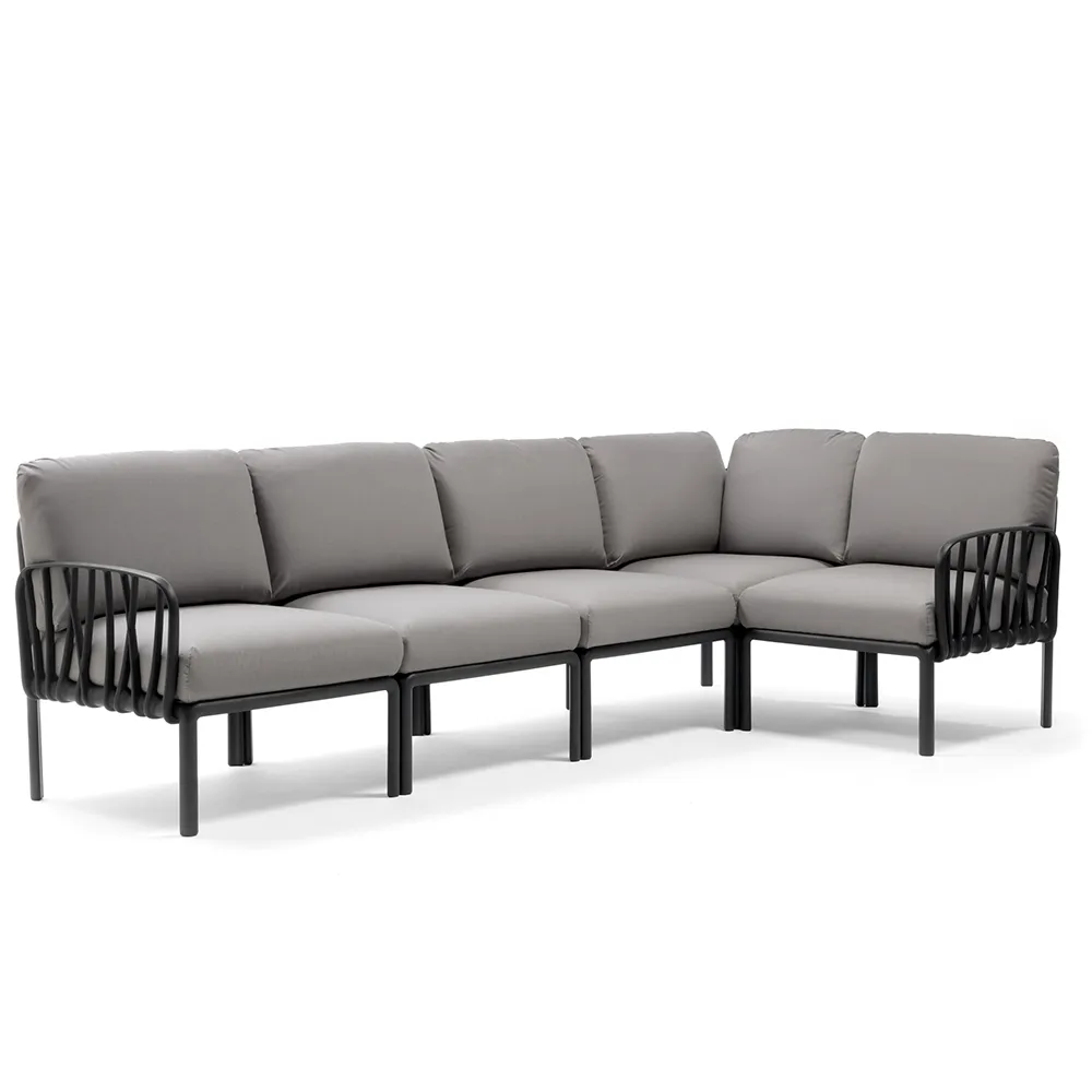 Komodo 5 hjørnesofa Anthracite - Grigio